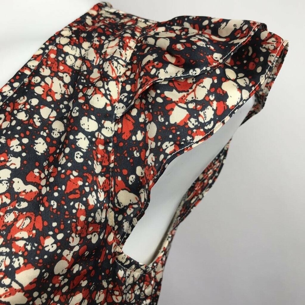 Tulle Anthropologie Sheath Dress Ruffle Hem Sz M - Picture 4 of 8